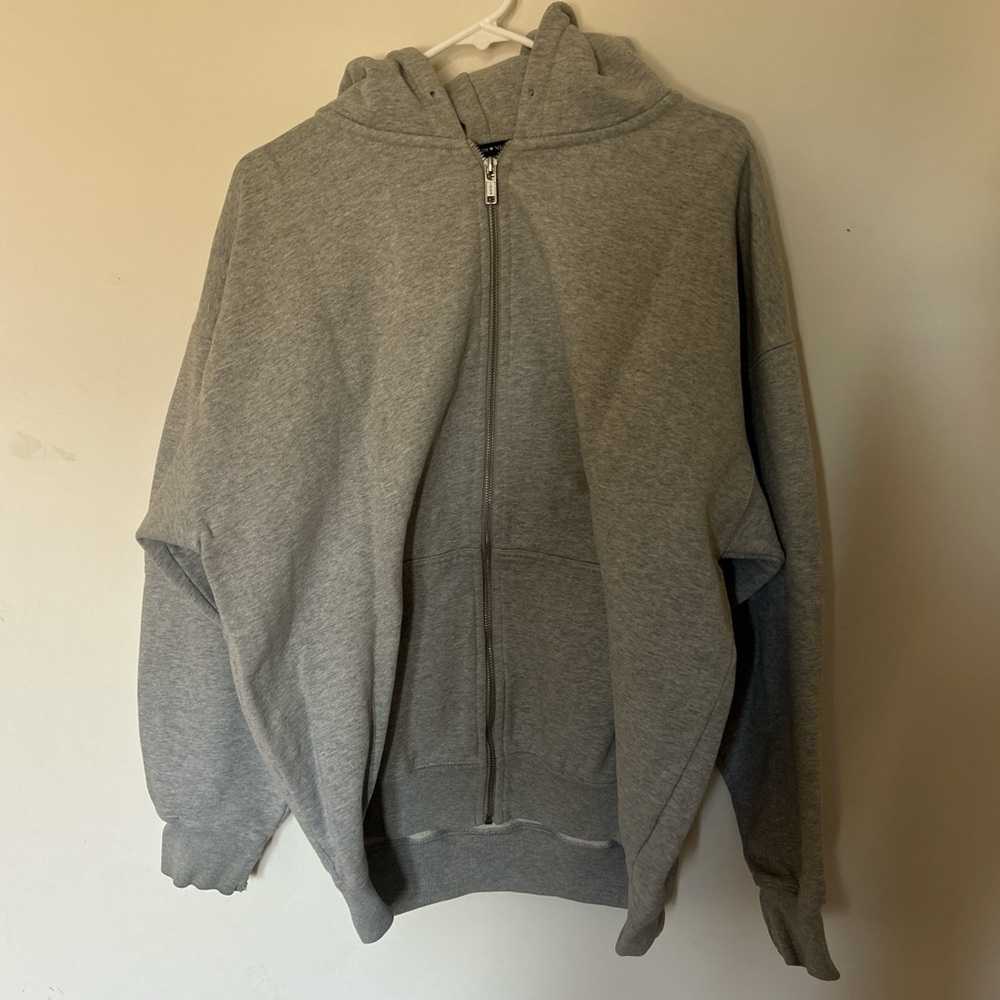 brandy melville oversized zip up